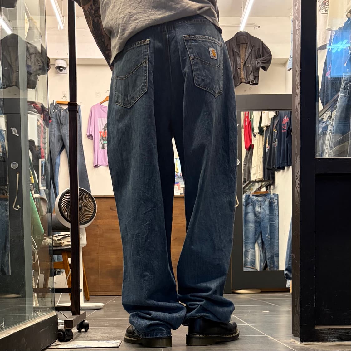 Carhartt 데님 워시드 힙합팬츠 상품이미지2