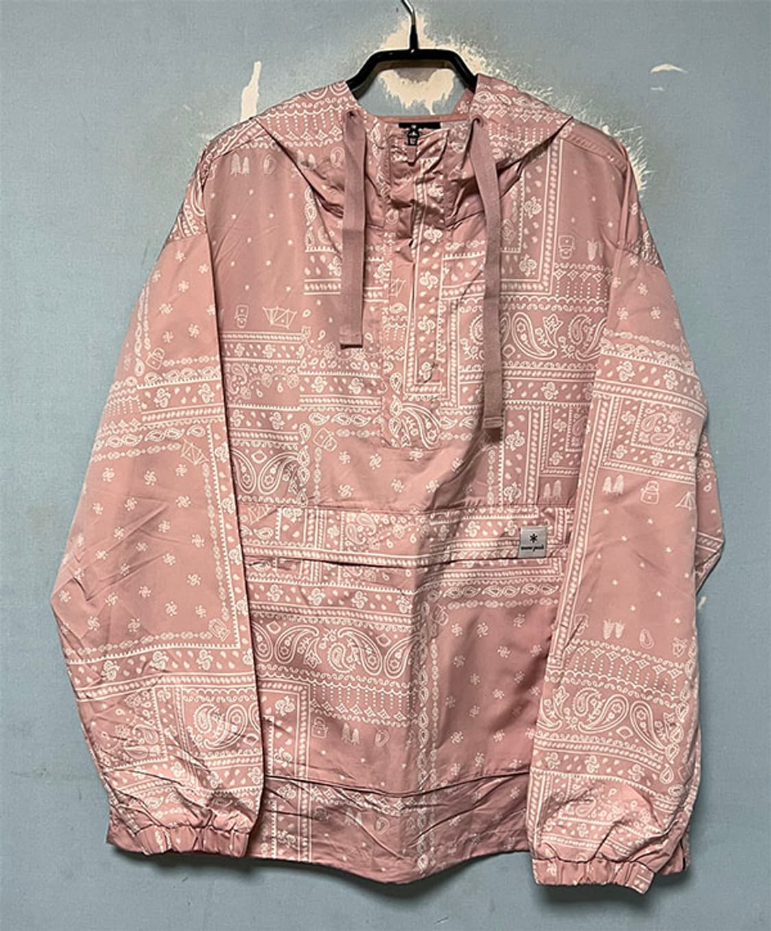 스노우피크 페이즐리 반집업 아노락 춘추 새상품 L 100 상품이미지1