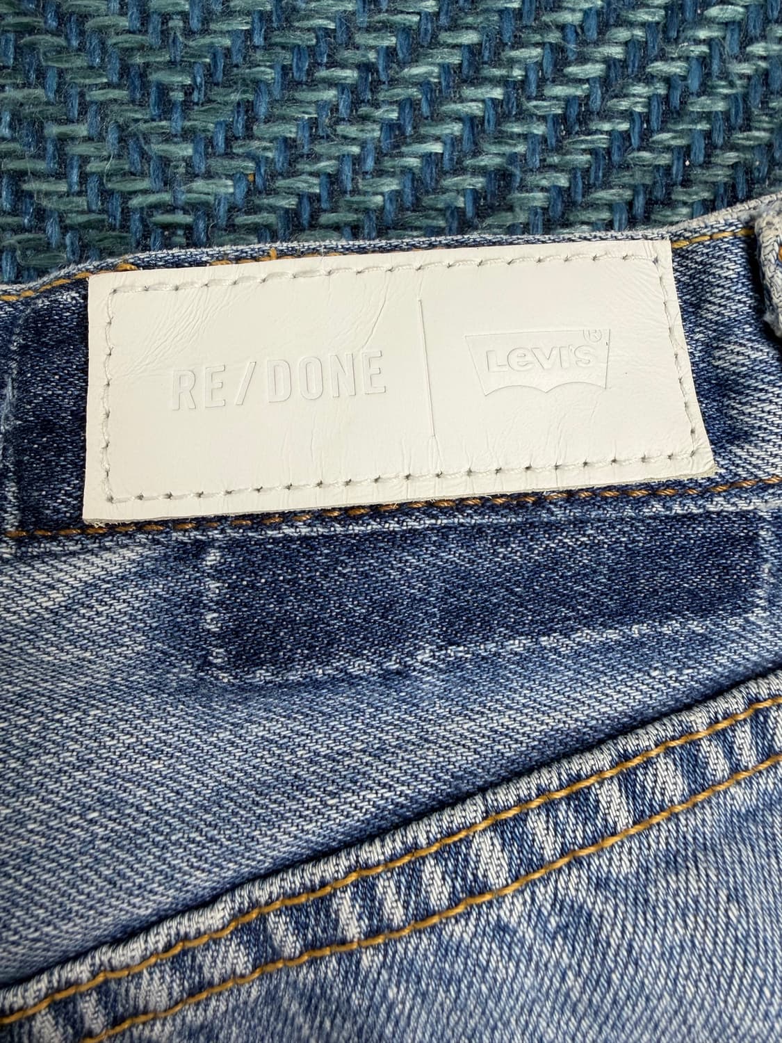 [RE/DONE x Levi's] 리던 리바이스 리컨스트럭티드 데님 쇼츠 상품이미지7