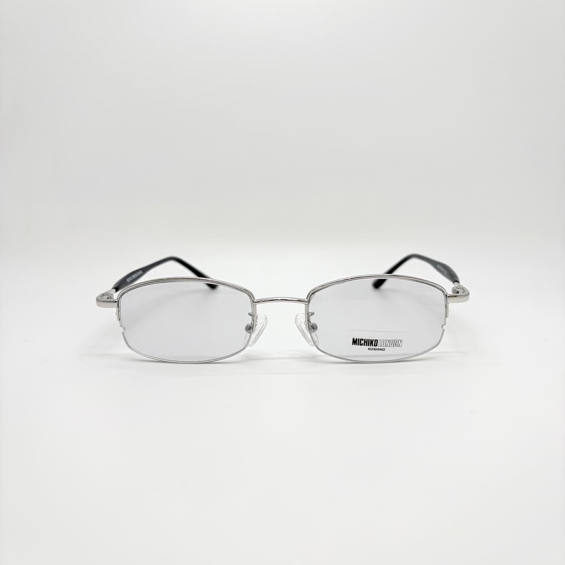 MICHIKO LONDON 미치코런던 실버 스퀘어 반무테 상품이미지3