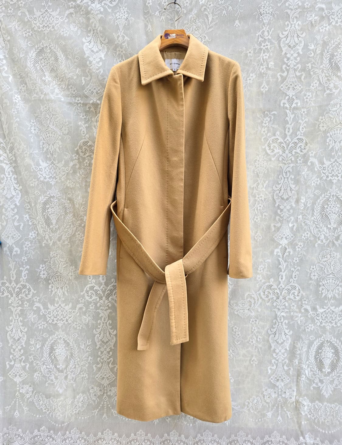 일본산 캐시미어 100% 미니멀 코트 상품이미지1