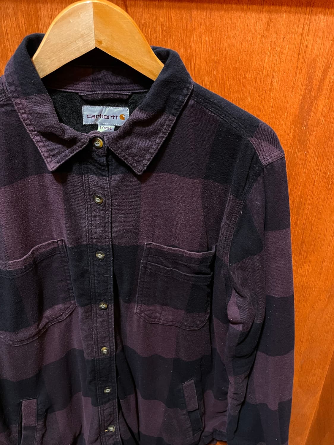 (L) Carhartt 칼하트 플란넬 체크 셔츠 상품이미지4