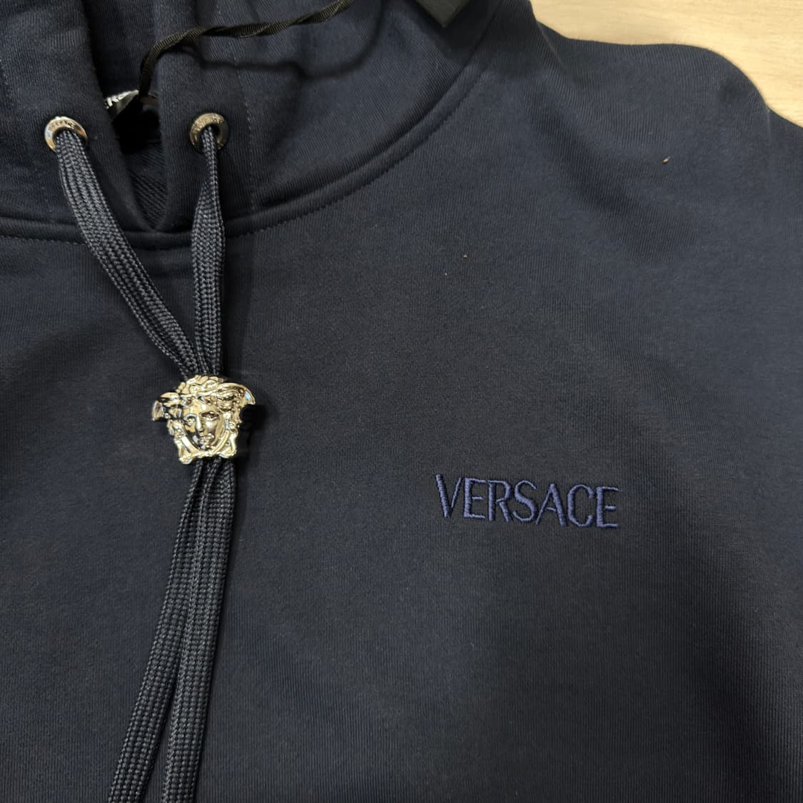 VERSACE 베르사체 후드티 네이비 새상품 상품이미지5