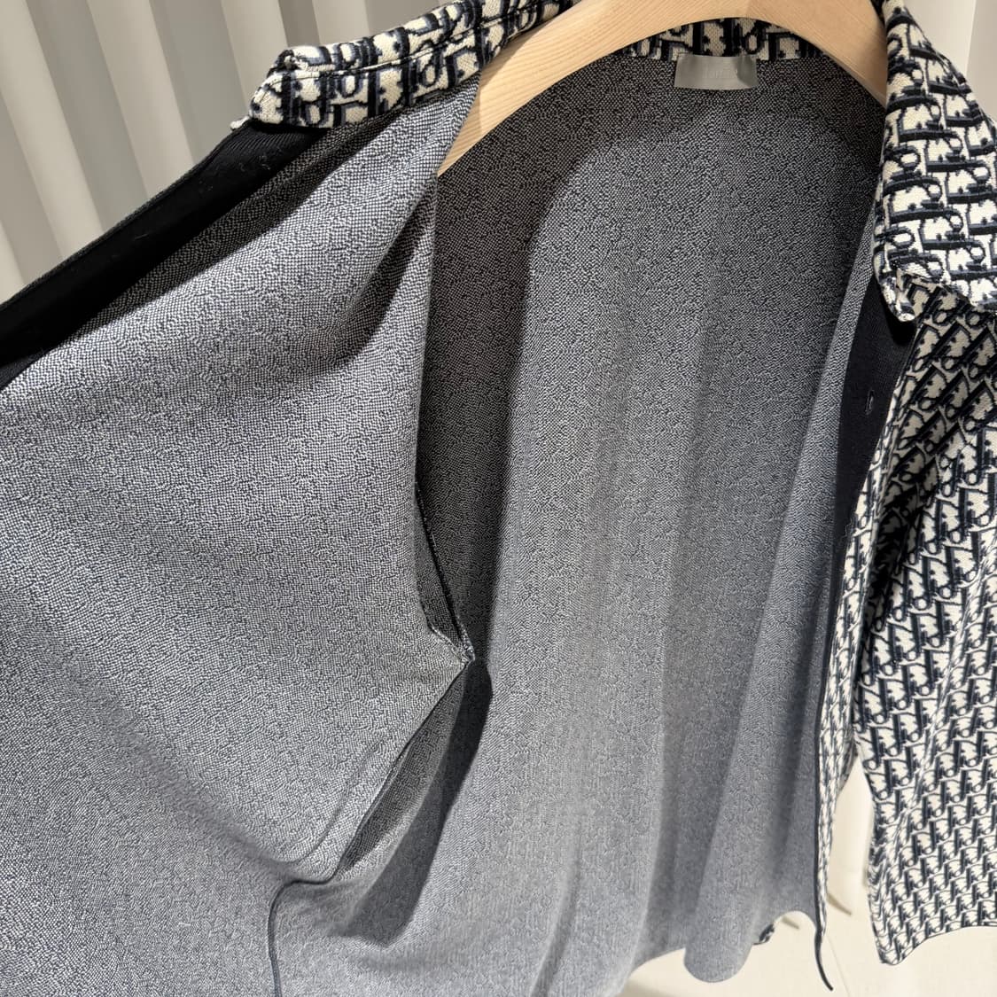 (A+/X3L) / 디올 오블리크 니트 오버 셔츠 상품이미지4