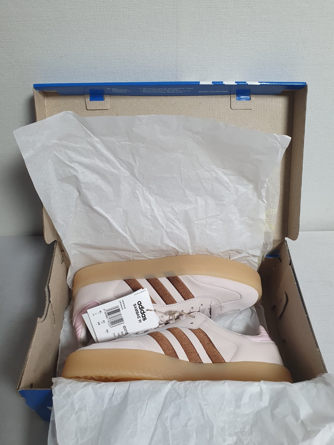 미사용 새상품 240mm 아디다스 삼배 파스텔핑크 상품이미지1