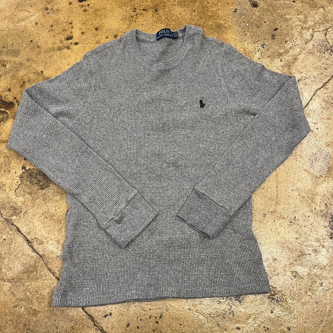 [정품/L] 폴로 랄프로렌 와플 긴팔티셔츠 그레이 b15 상품이미지2