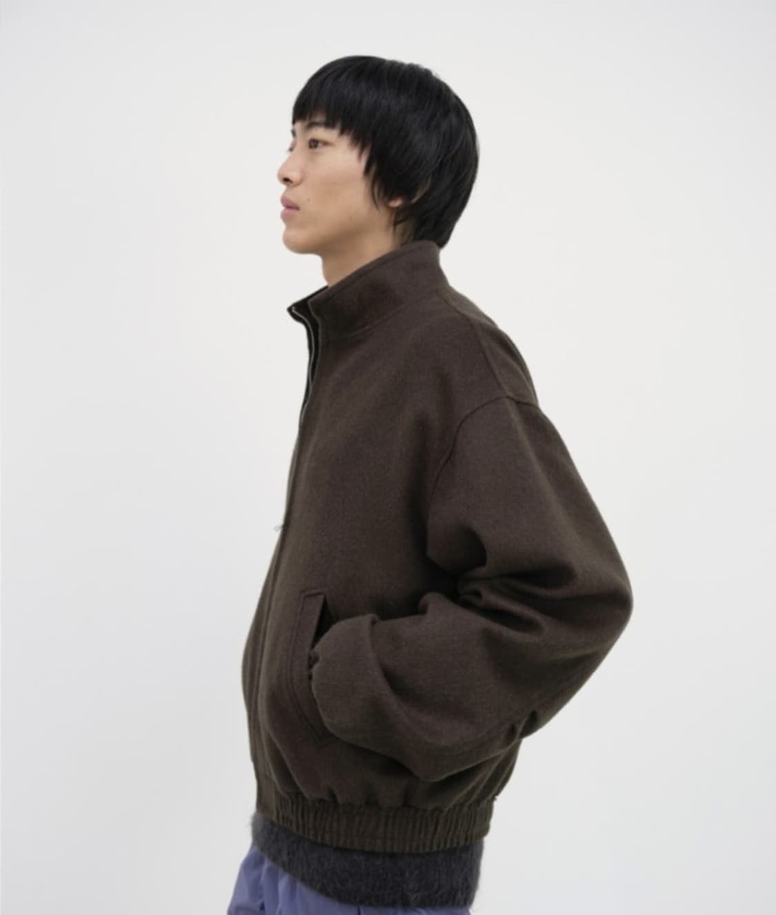 오라리 24aw 베이비카멜 자켓 5사이즈(105 느낌) 개급처 상품이미지2