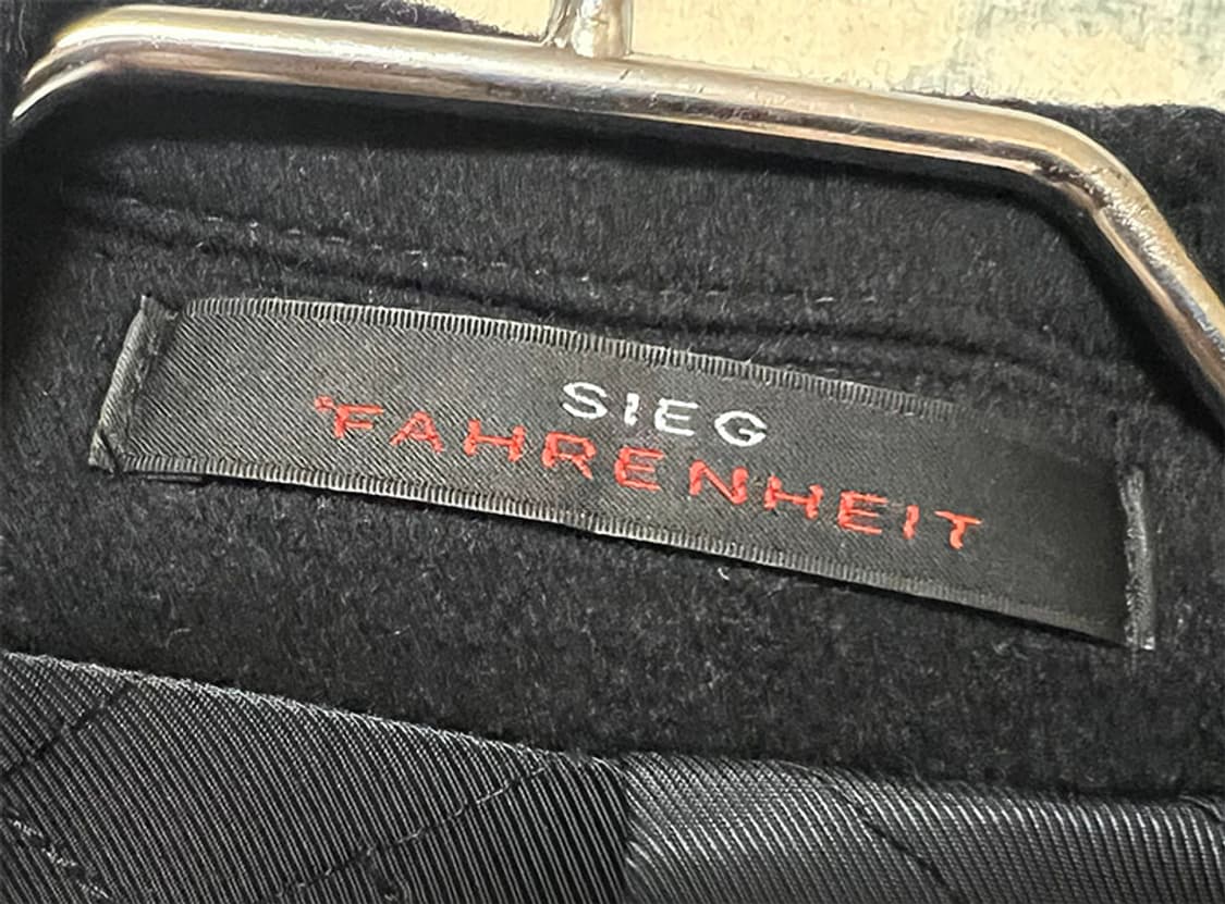 SIEG 지이크 남자 모직 롱코트 블랙 오버핏 L 100 상품이미지3