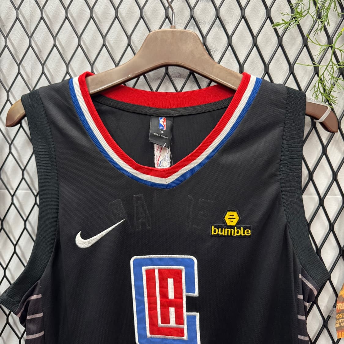 나이키 NBA LA 클리퍼스 스테이트먼트 에디션 코튼 나시티 블랙 상품이미지3