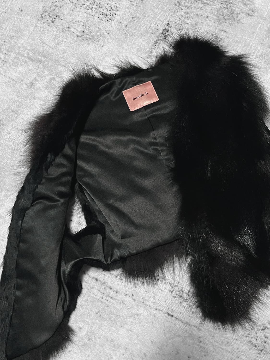 fox fur cropp vest  상품이미지4