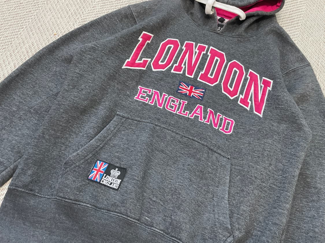 빈티지 런던 유니언잭 런던 후드티  J04126 상품이미지3