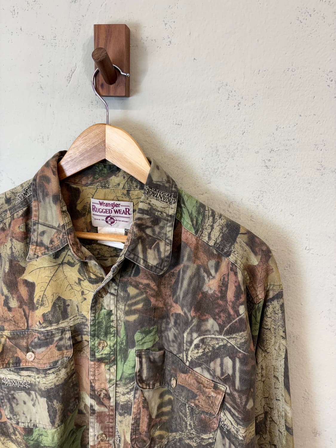 랭글러 90s 빈티지 러기드웨어 트리카모 셔츠 상품이미지5
