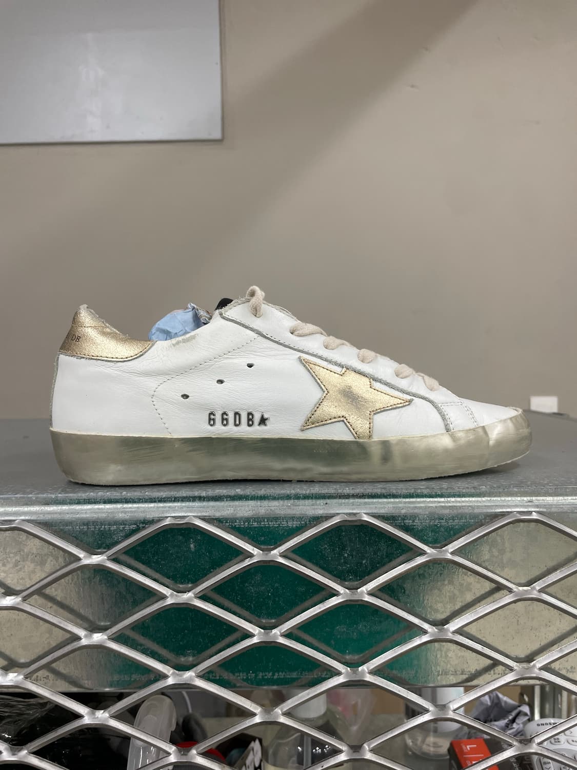 골든구스 슈퍼스타 골드 탭 스니커즈 39 상품이미지4