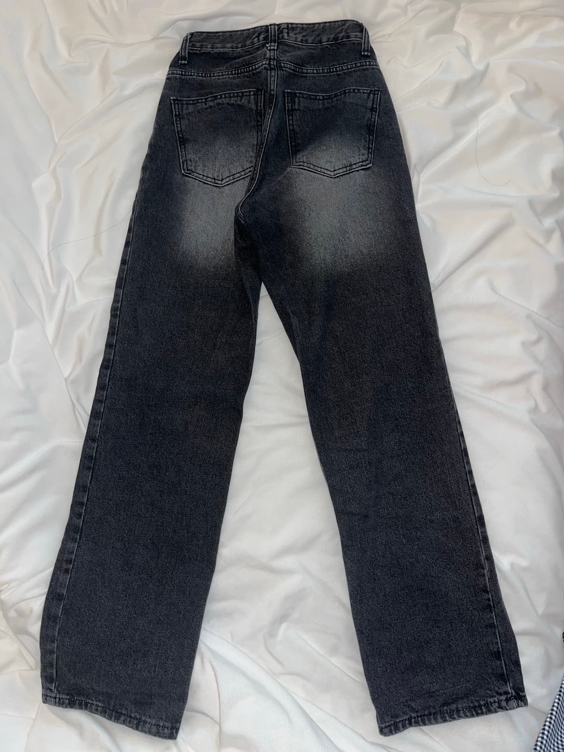 (쿨거2)흑청 와이드 워싱 데님 상품이미지3