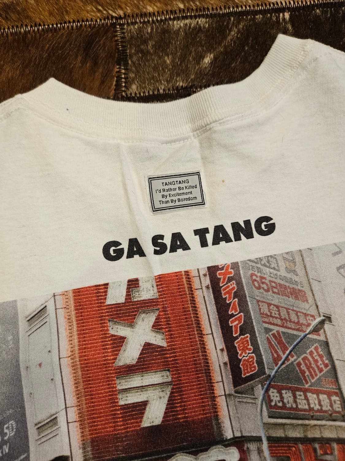 Tang tang 프린팅 반팔 티셔츠  상품이미지3