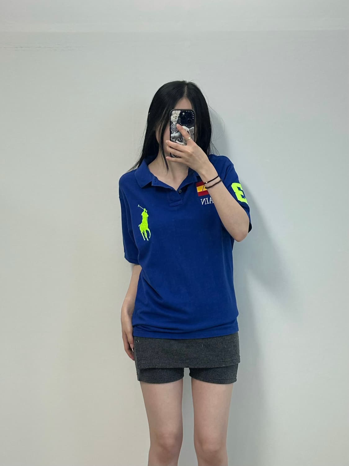 폴로 랄프로렌 빅포니 스페인 블루 피케 카라 티셔츠 상품이미지1