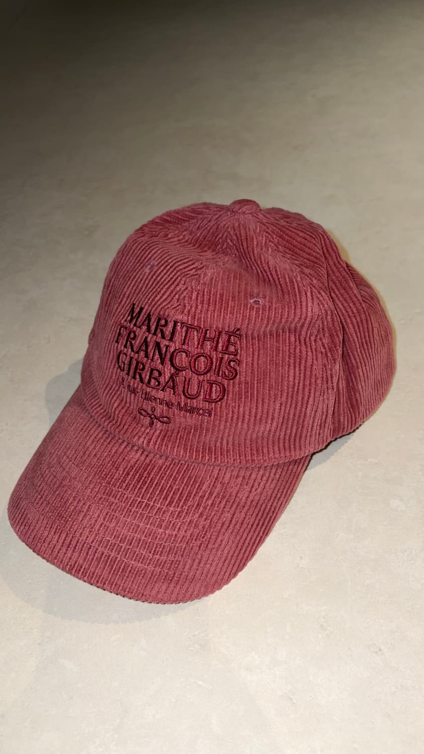 마리떼 코듀로이 볼캡 모자 상품이미지1