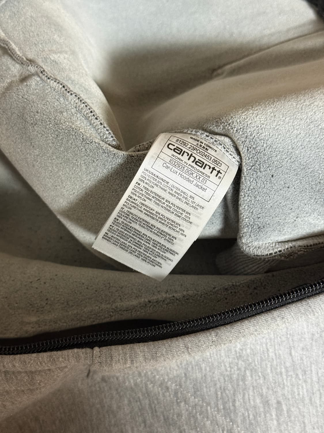 칼하트 car-lux 후디 집업 자켓 (미우미우) 상품이미지4