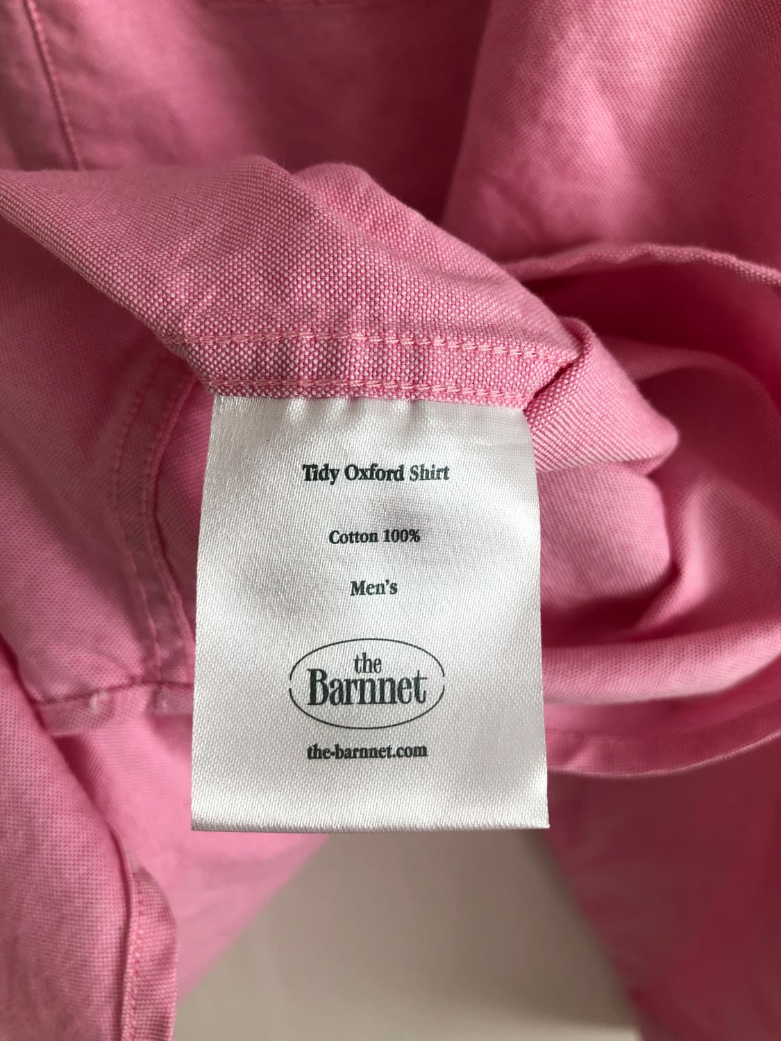 더 바넷 핑크 옥스포드 셔츠 상품이미지3