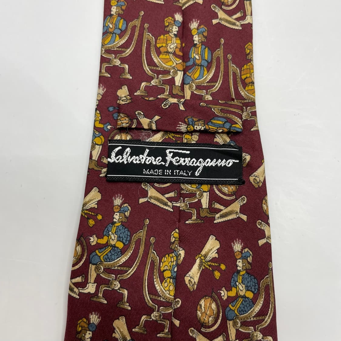 526) (Ferragamo) 살바토레페레가모 패턴 넥타이 상품이미지5