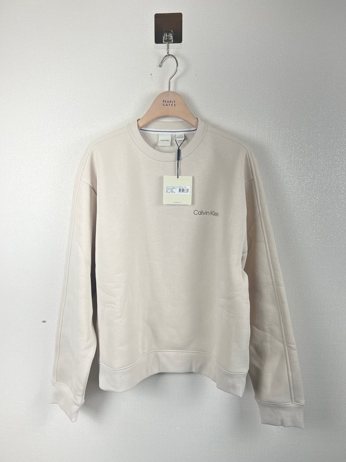 [택상품] CK 캘빈클라인 여성 기모 맨투맨 XL 상품이미지2