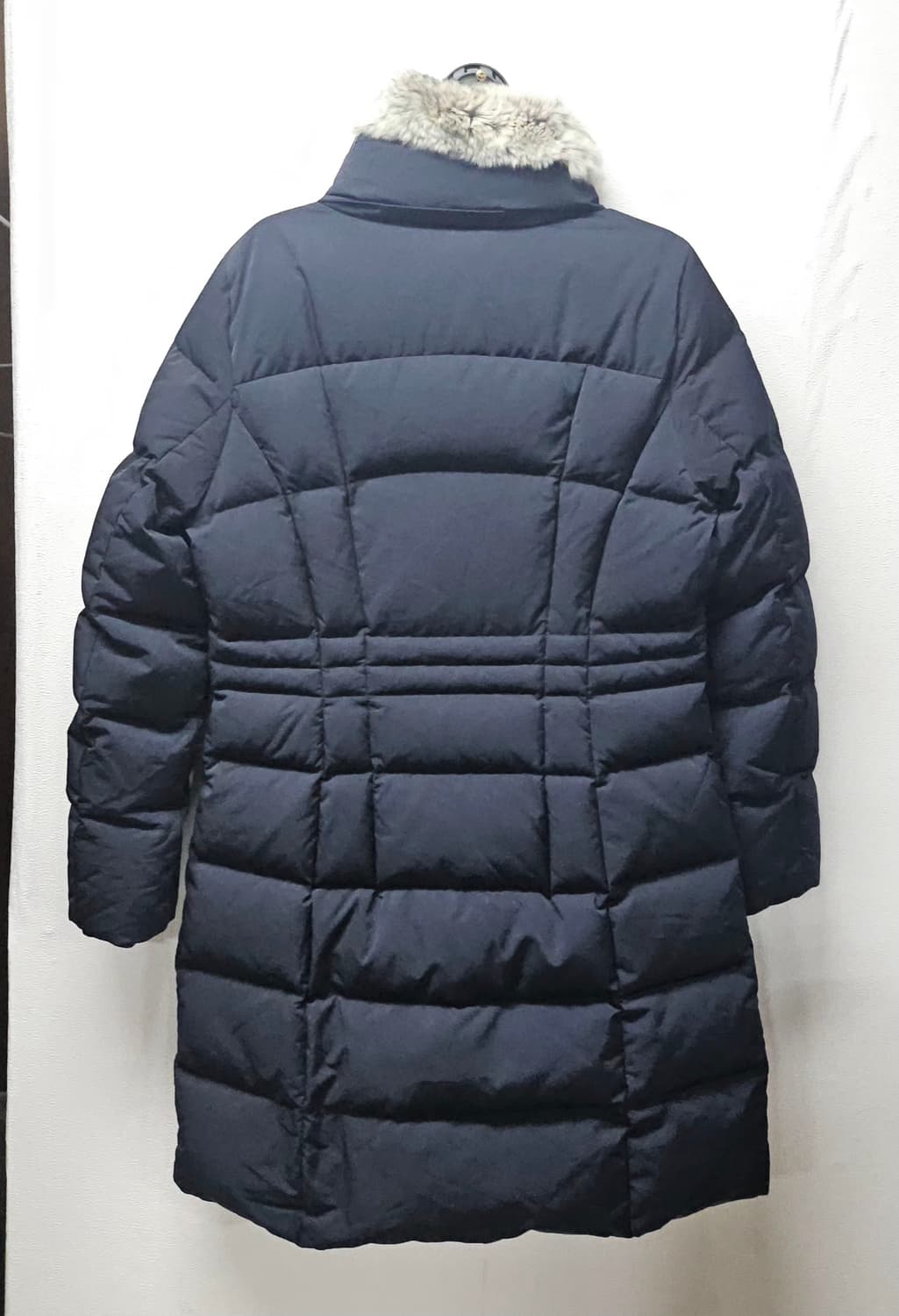 헤지스 모피  구스 패딩 90  진네이비 상품이미지2