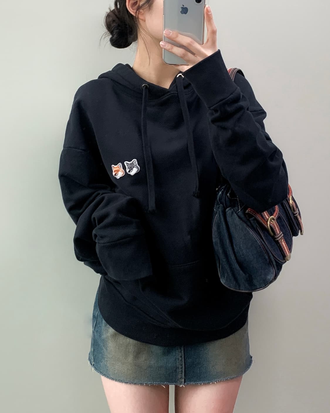 메종키츠네 더블 폭스 후드티 상품이미지1