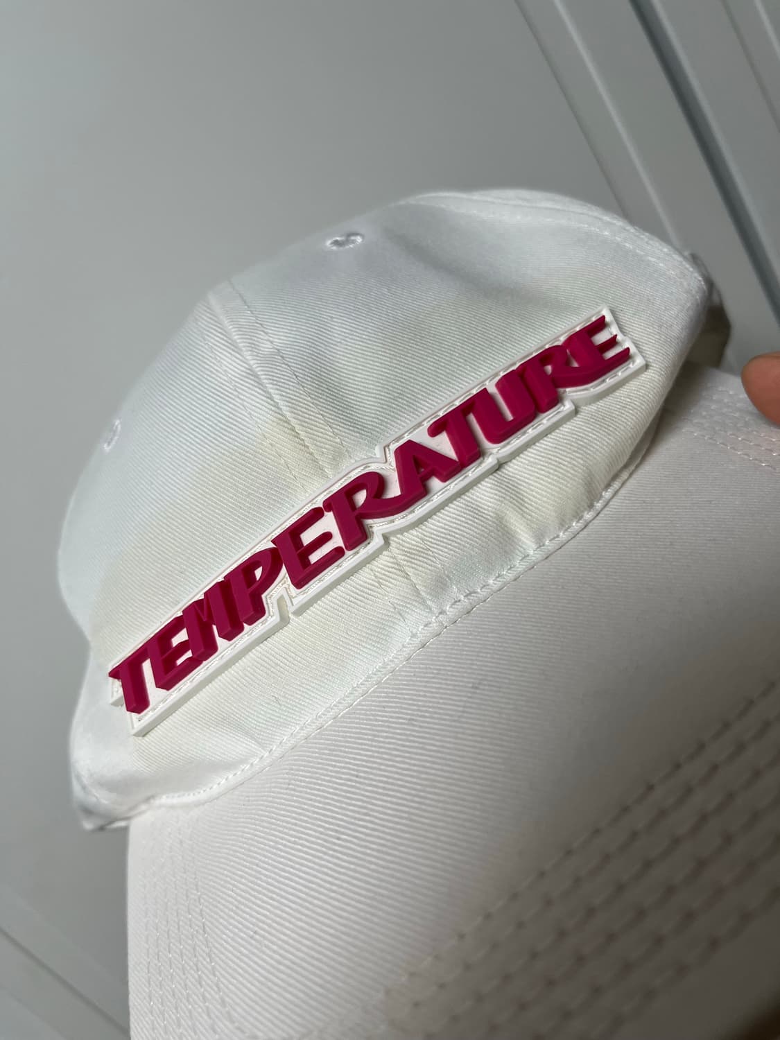 오프화이트 캡 모자 상품이미지2