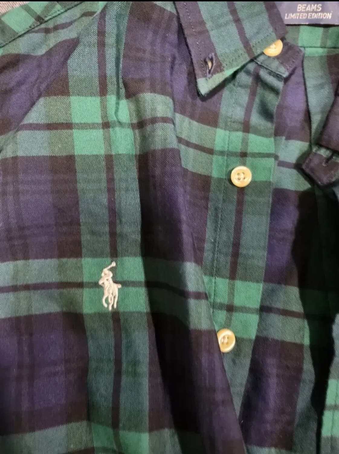 폴로 빔즈 타탄체크 셔츠  상품이미지2