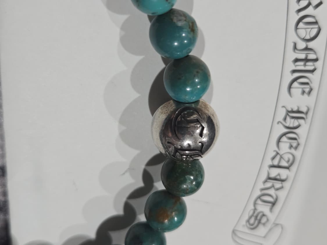 크롬하츠 비즈&터키석10mm팔찌(정품) 상품이미지8