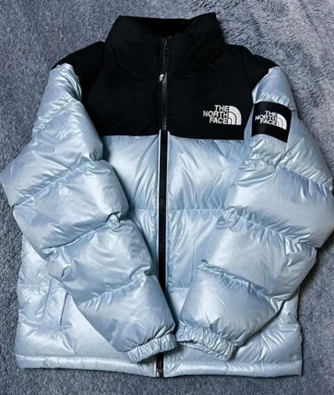 노스페이스 눕시 다운 자켓 스카이블루 M 상품이미지1