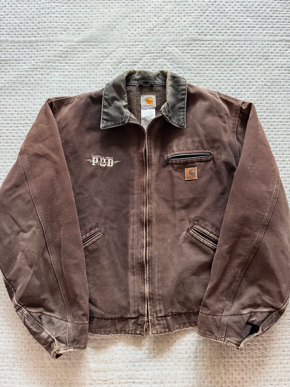 [XL]칼하트 디트로이트 자켓 J97 다크브라운 상품이미지1