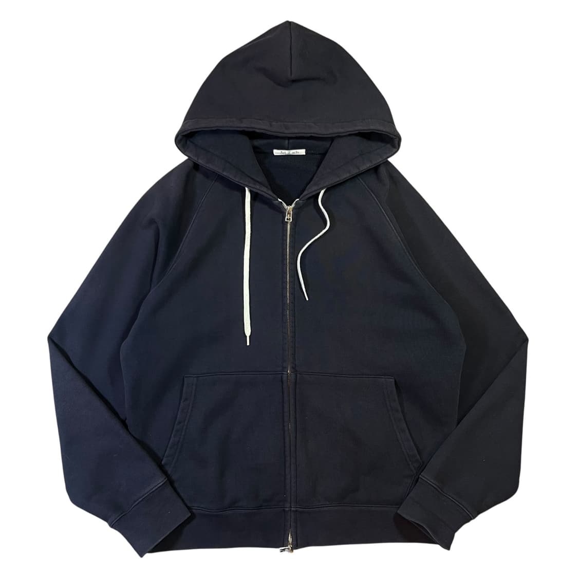 아트 이프 액츠 워시드 헤비 후드 집업 상품이미지1