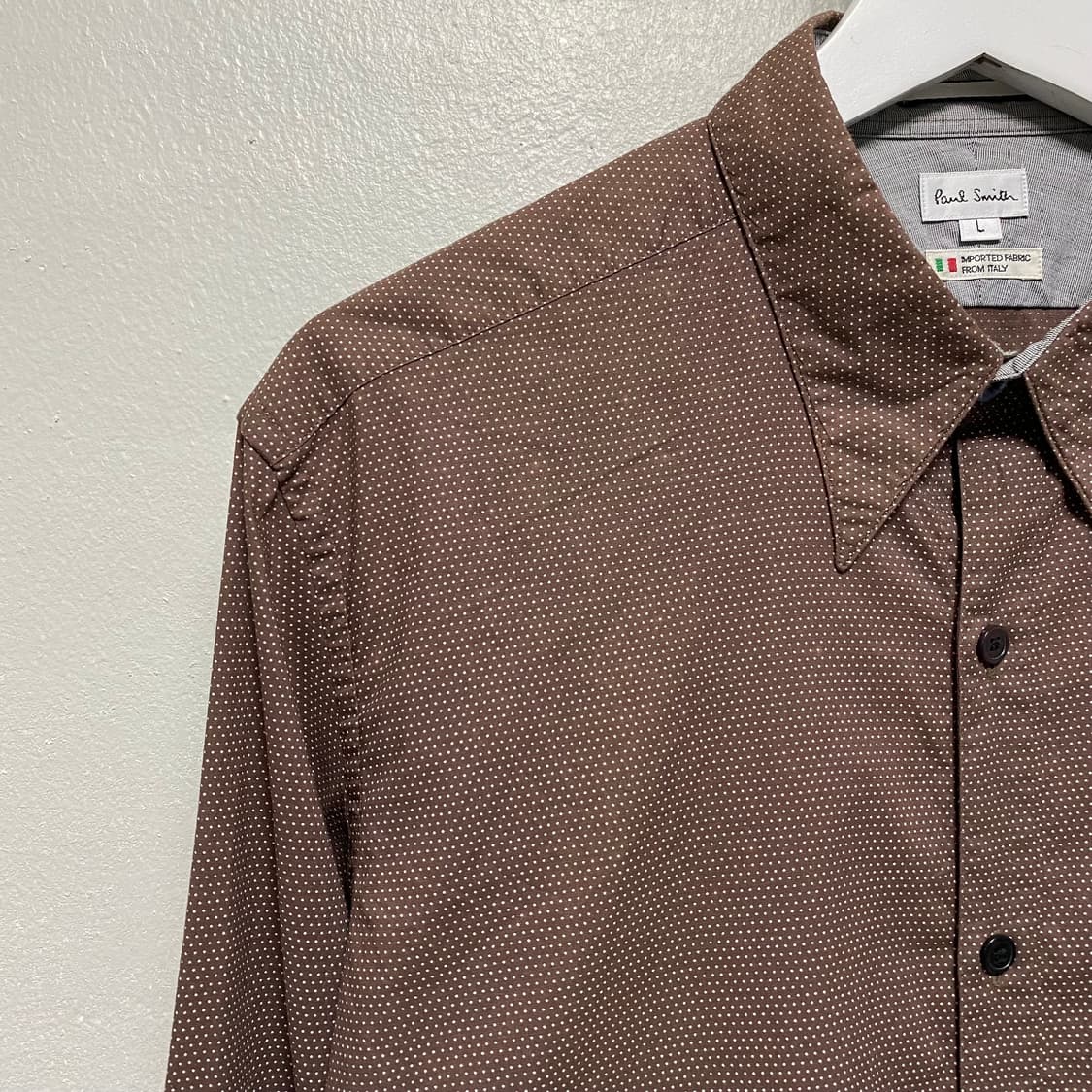 폴스미스 이태리 도트 비대칭 소매 셔츠 상품이미지3