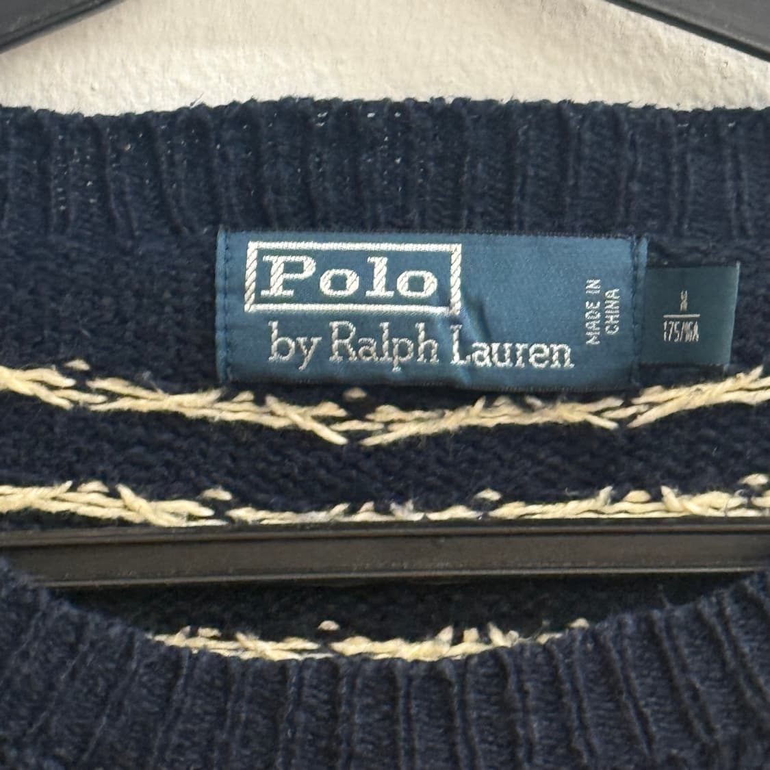 폴로 랄프로렌 노르딕 네이비 니트 M 상품이미지2
