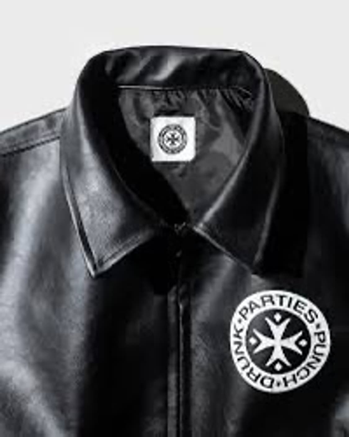 펀치드렁크파티즈 비건레더 바이커 자켓 상품이미지4