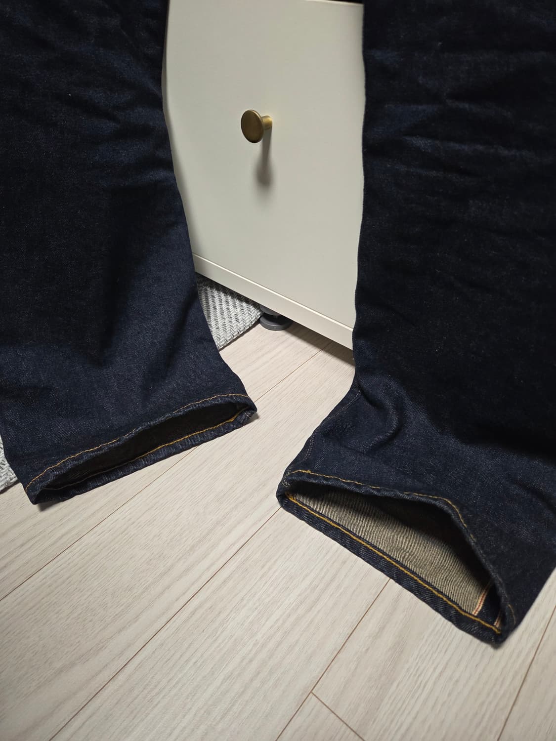 RRL 로우 스트레이트 원 워시 셀비지 진 상품이미지3