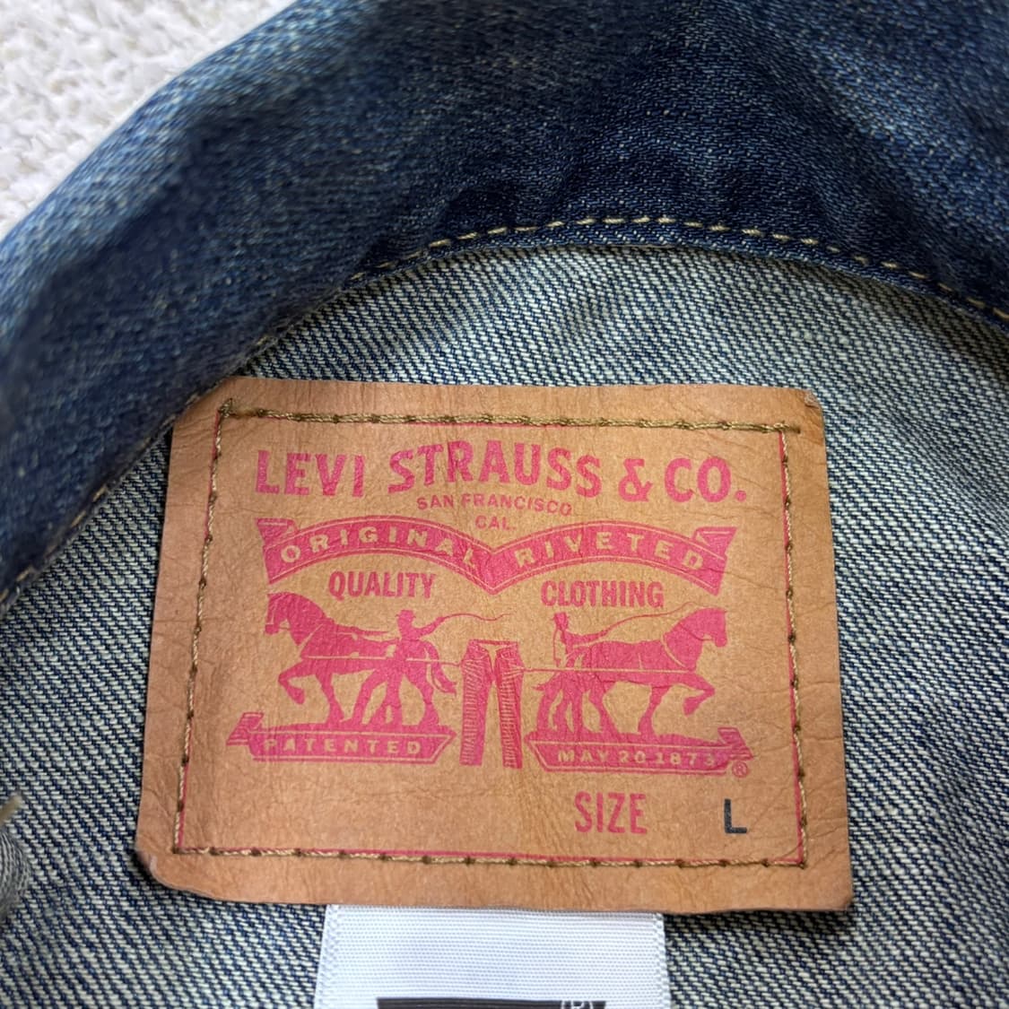 L 리바이스 키즈 데님 트리커 자켓 0429E 상품이미지3