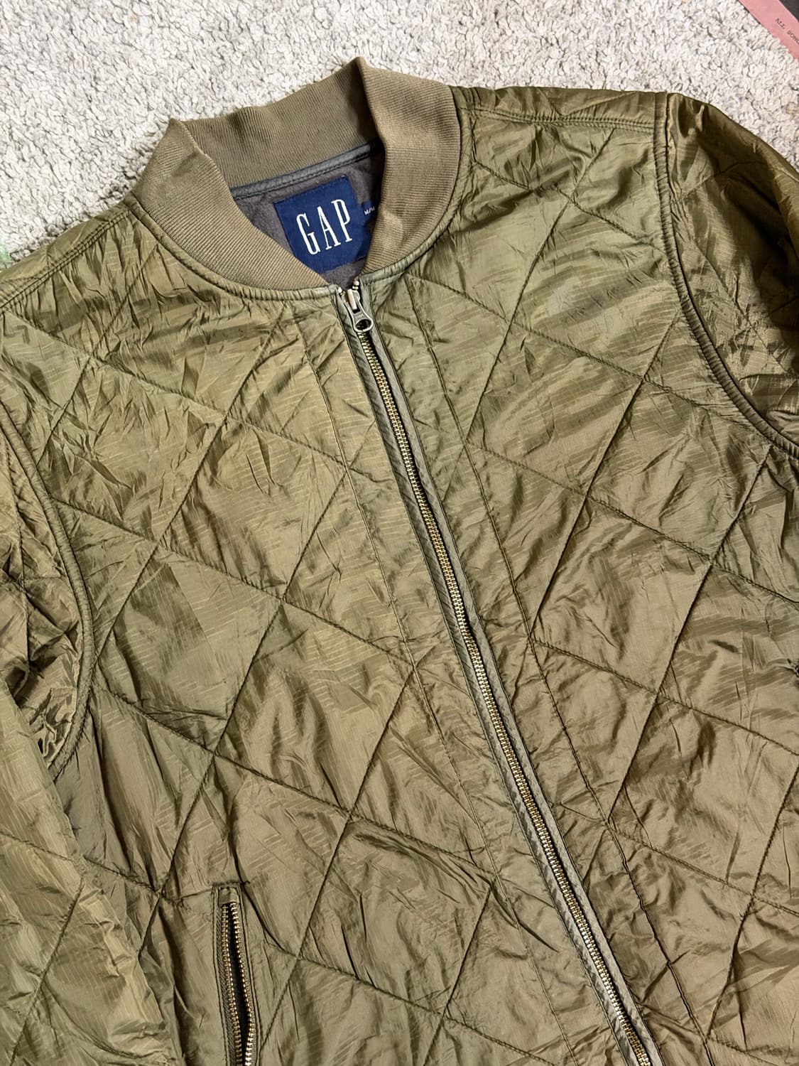 90s 올드 갭 퀼팅 라이너 자켓 상품이미지4