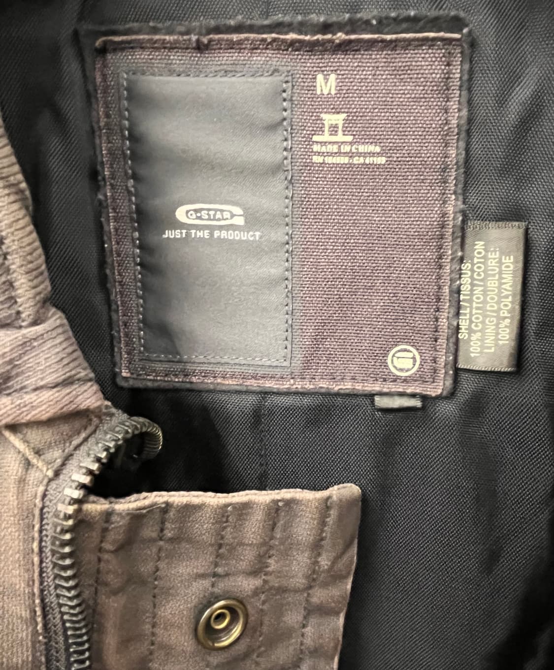 지스타로우 G-Star RAW 바이커 코튼 자켓 M 상품이미지5