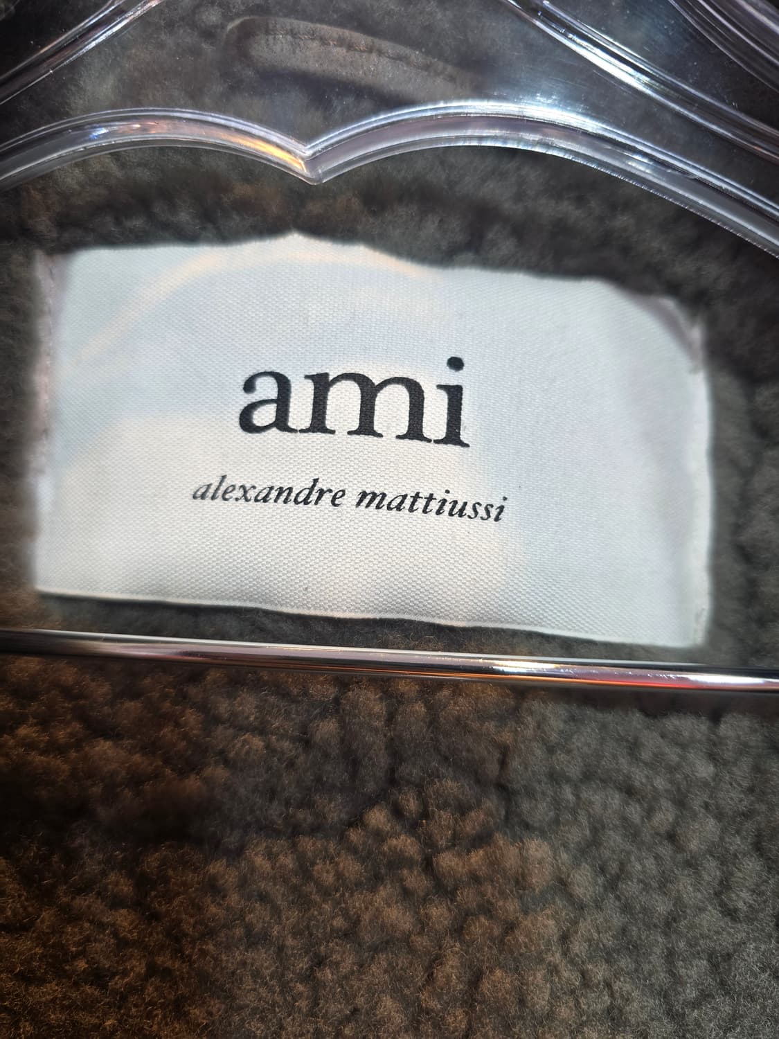 아미 램 시어링 봄버 자켓 M택포 상품이미지3