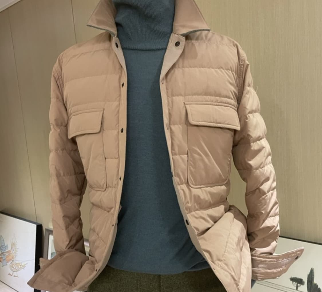 솔리드 옴므 패딩 셔츠 상품이미지1