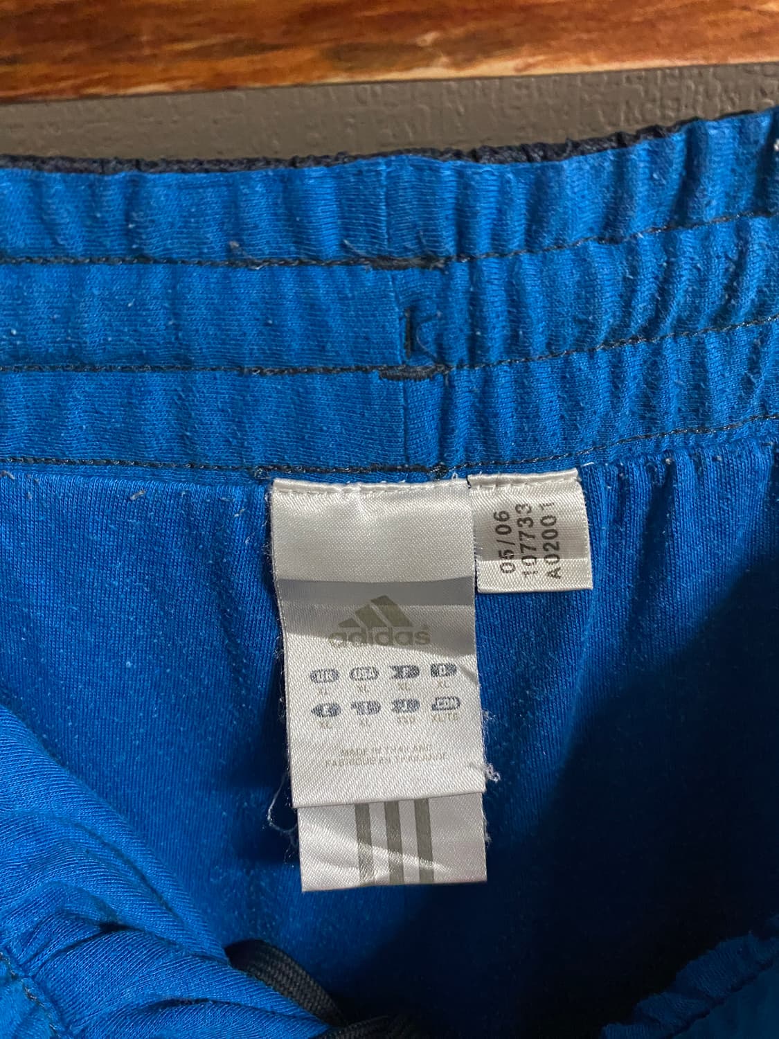 (36)90s 아디다스 올드스쿨 와이드핏 기모 트랙 팬츠 상품이미지5