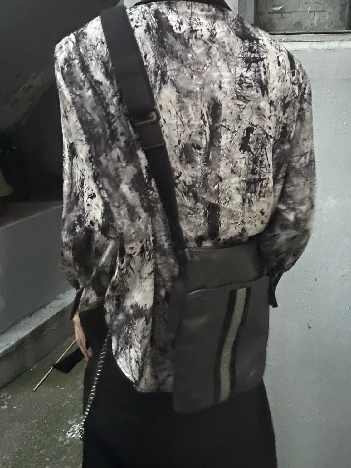 2000s JPN 락시크 디테일 블랙 셔츠 상품이미지2