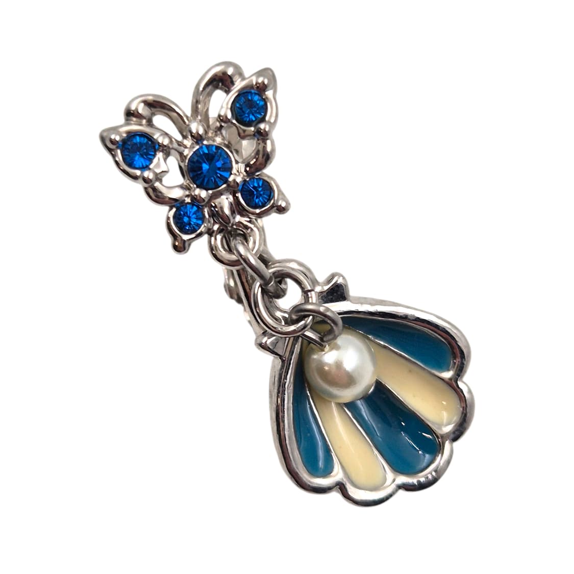 00s 안나수이 나비 조개&진주 이어클립 세트 상품이미지3