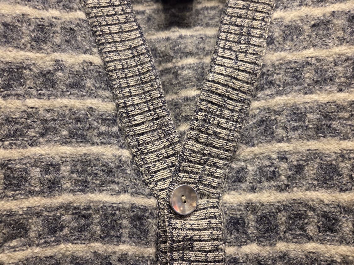 Garanteret ren uld S.N.S 노르딕 가디건 상품이미지5