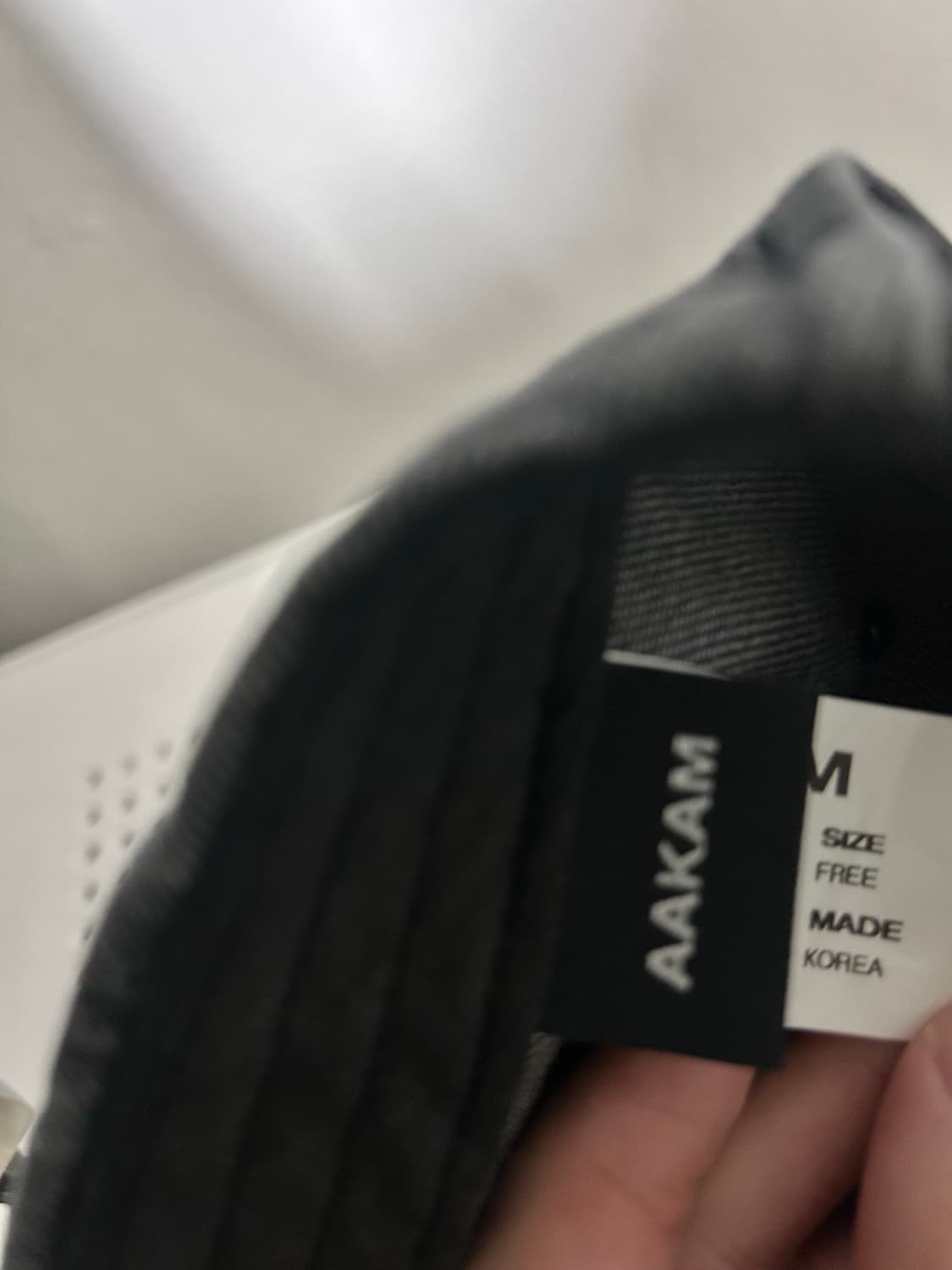 아캄 워시드 데님 볼캡 상품이미지3