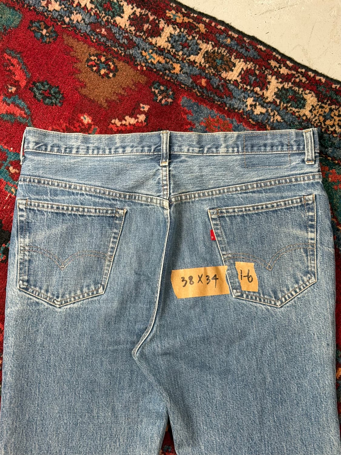 80's USA 빈티지 리바이스 517 오렌지탭 체인스티치 상품이미지6