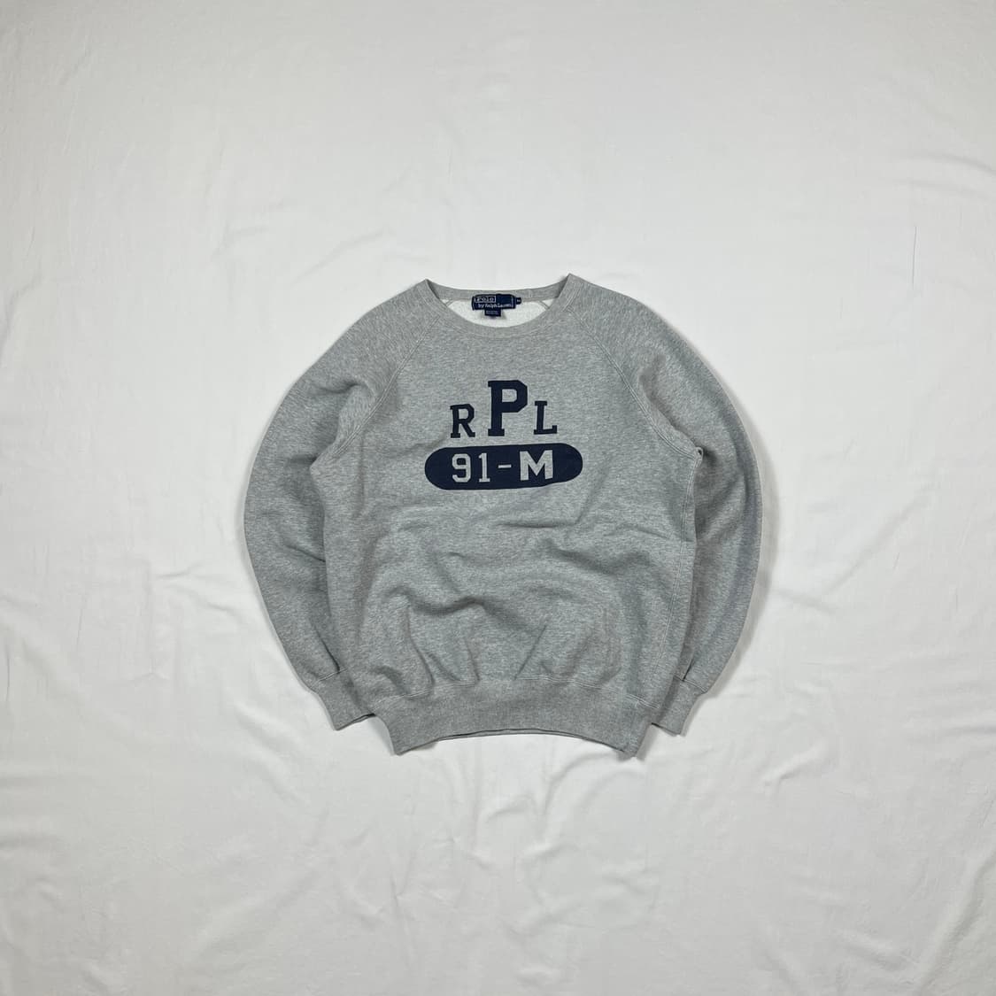 90‘s 91년도 폴로랄프로렌 rpl 빅로고 맨투맨 상품이미지1