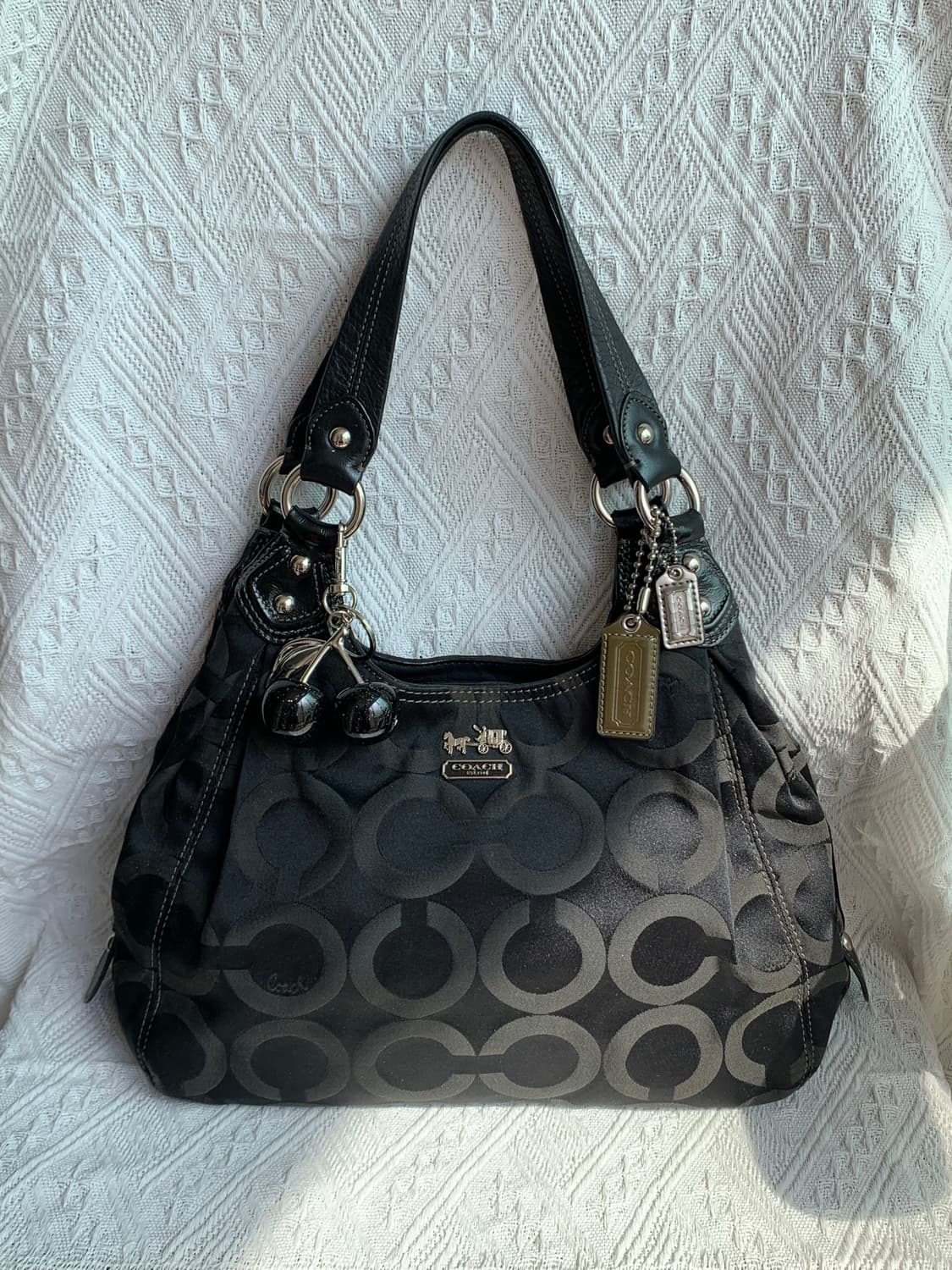 🖤 Coach 올블랙 숄더백 상품이미지1